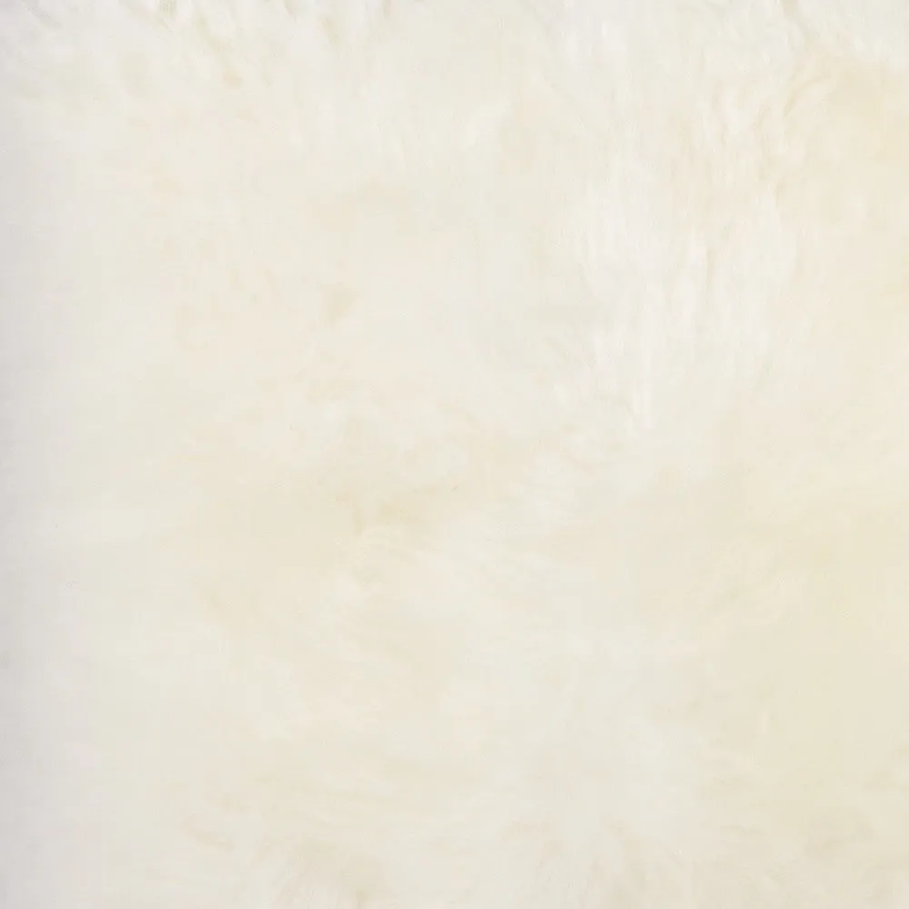 17" X 17" White Synthetic Solid Color Pad