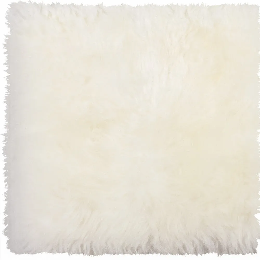 17" X 17" White Synthetic Solid Color Pad