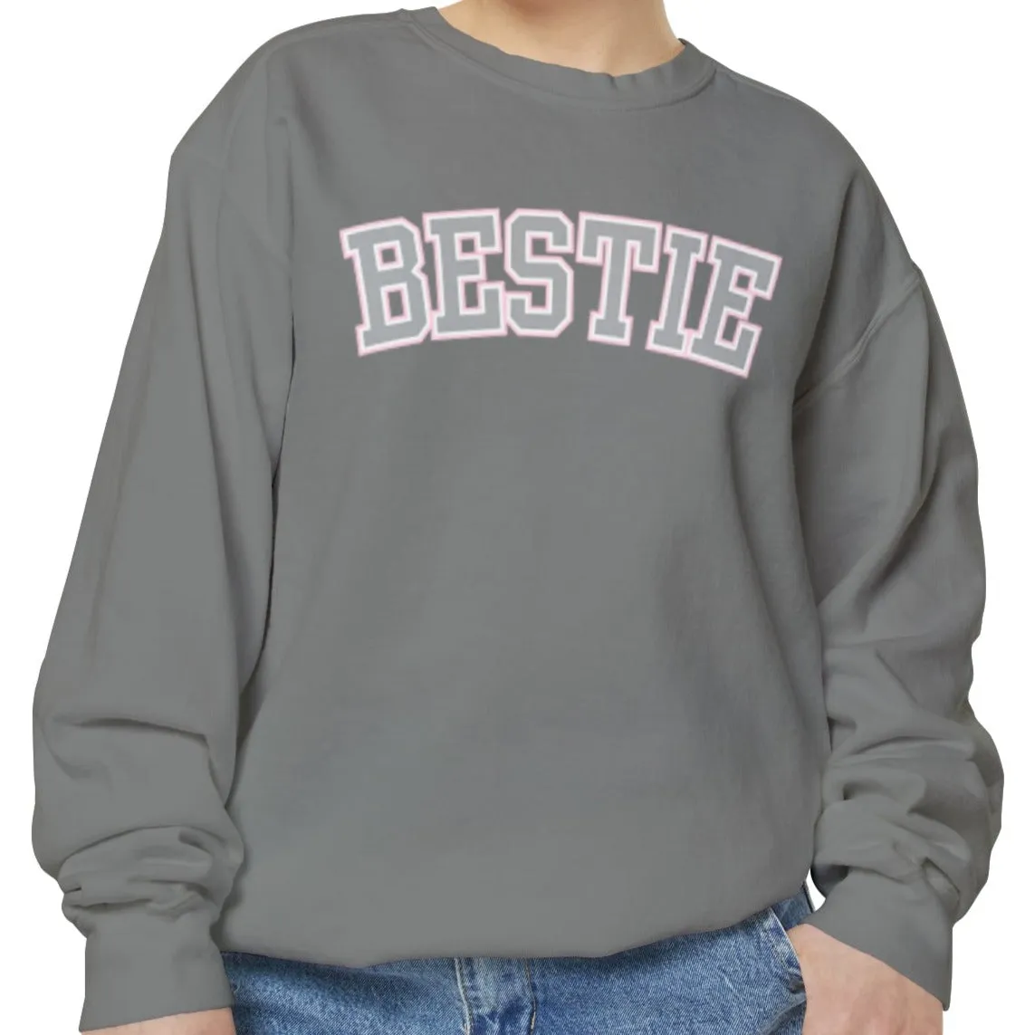Bestie Bliss Women's Comfort Colors Sweatshirt