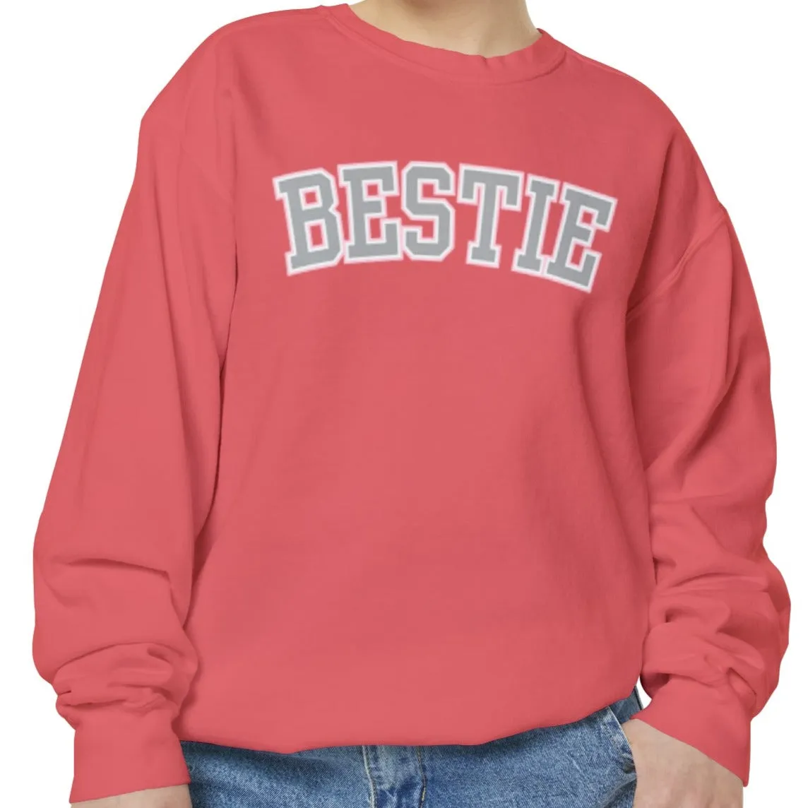 Bestie Bliss Women's Comfort Colors Sweatshirt