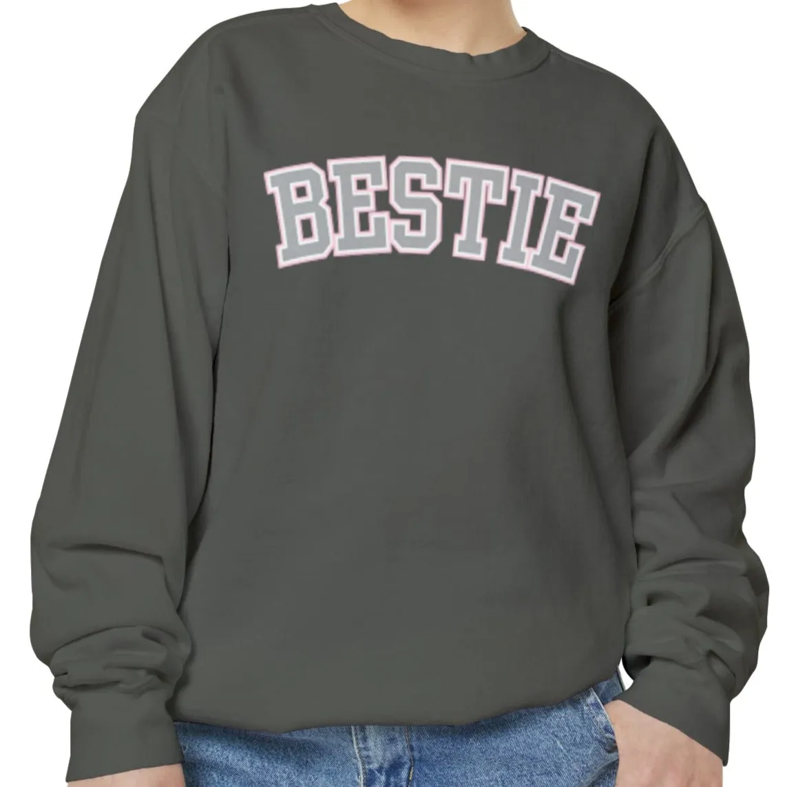 Bestie Bliss Women's Comfort Colors Sweatshirt