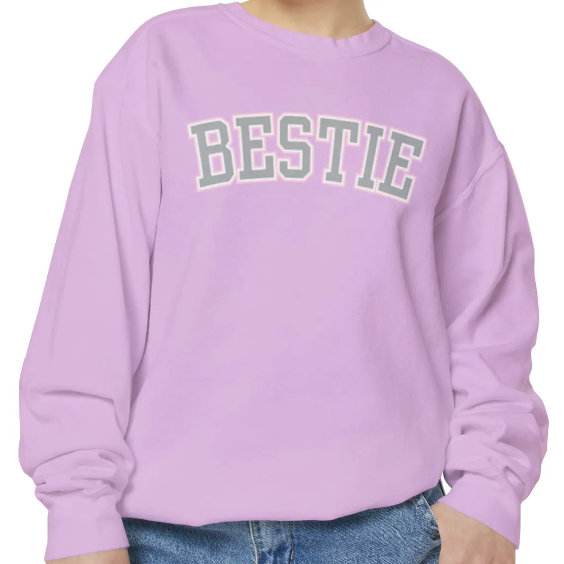 Bestie Bliss Women's Comfort Colors Sweatshirt