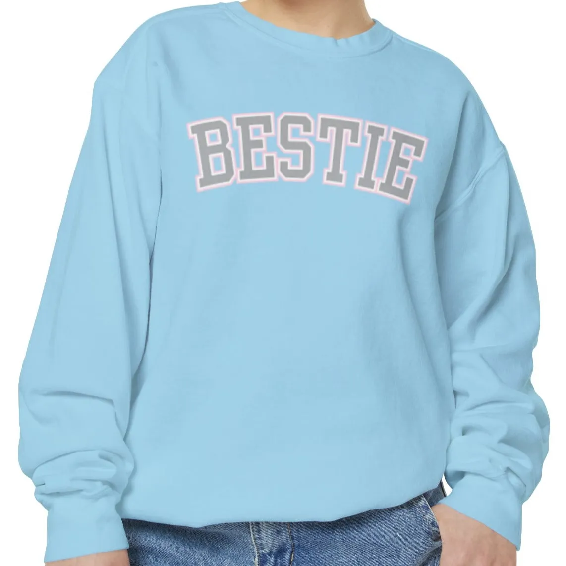 Bestie Bliss Women's Comfort Colors Sweatshirt