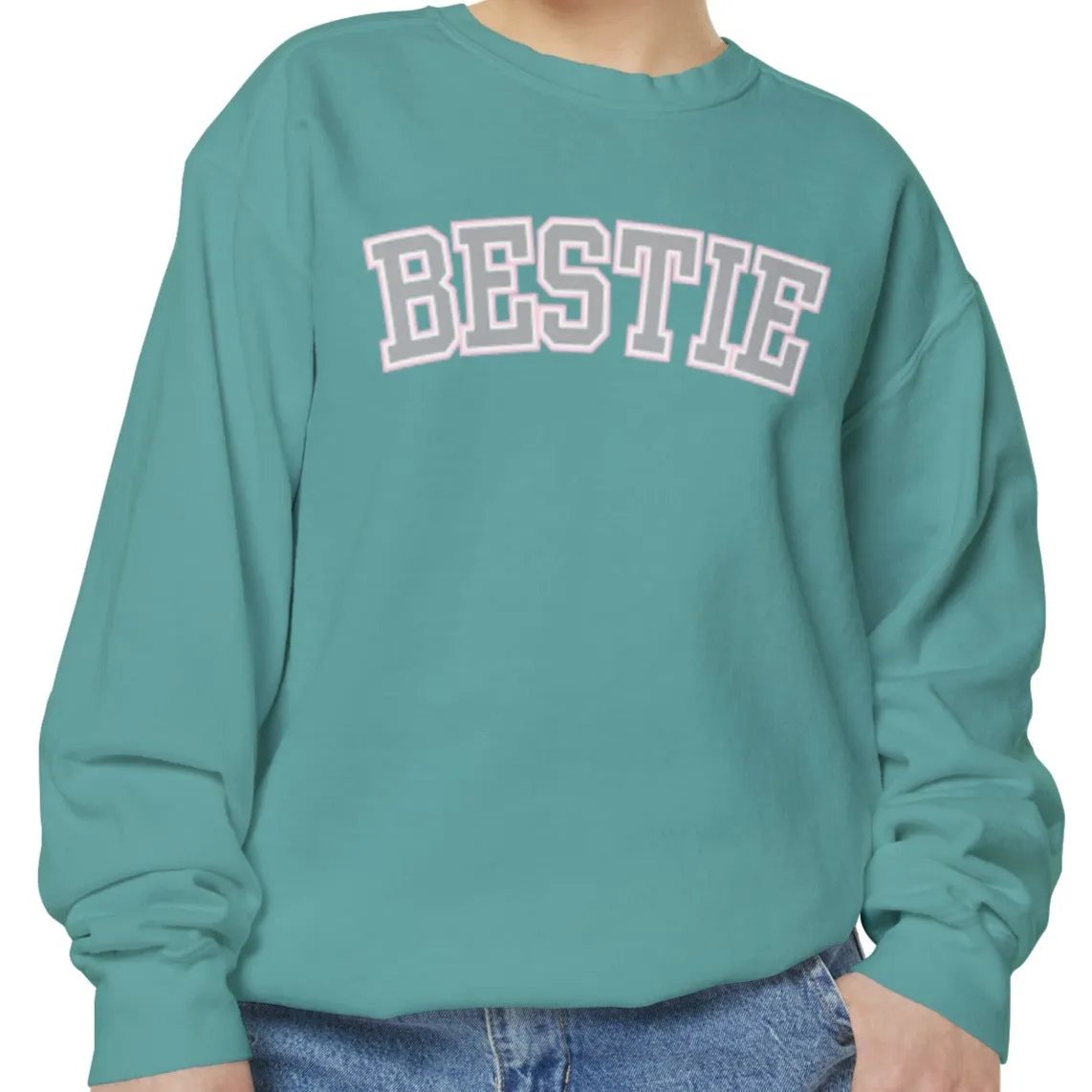 Bestie Bliss Women's Comfort Colors Sweatshirt