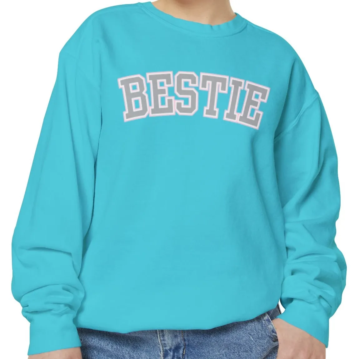 Bestie Bliss Women's Comfort Colors Sweatshirt