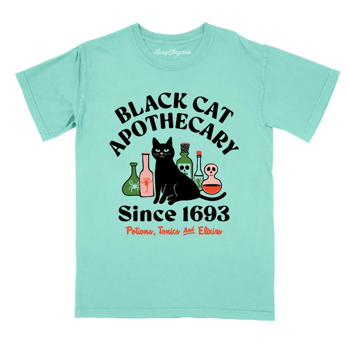 Black Cat Apothecary Comfort Colors Tee