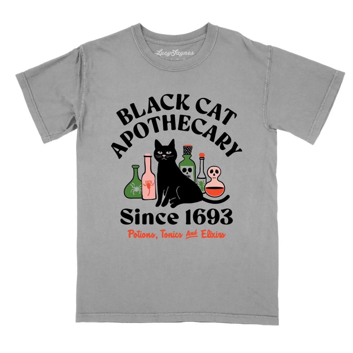 Black Cat Apothecary Comfort Colors Tee