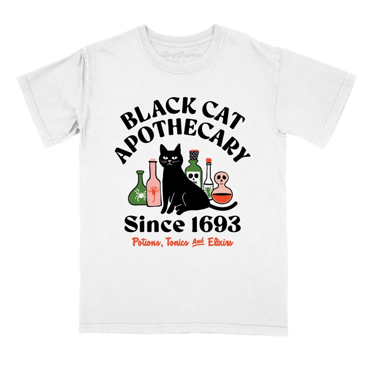 Black Cat Apothecary Comfort Colors Tee