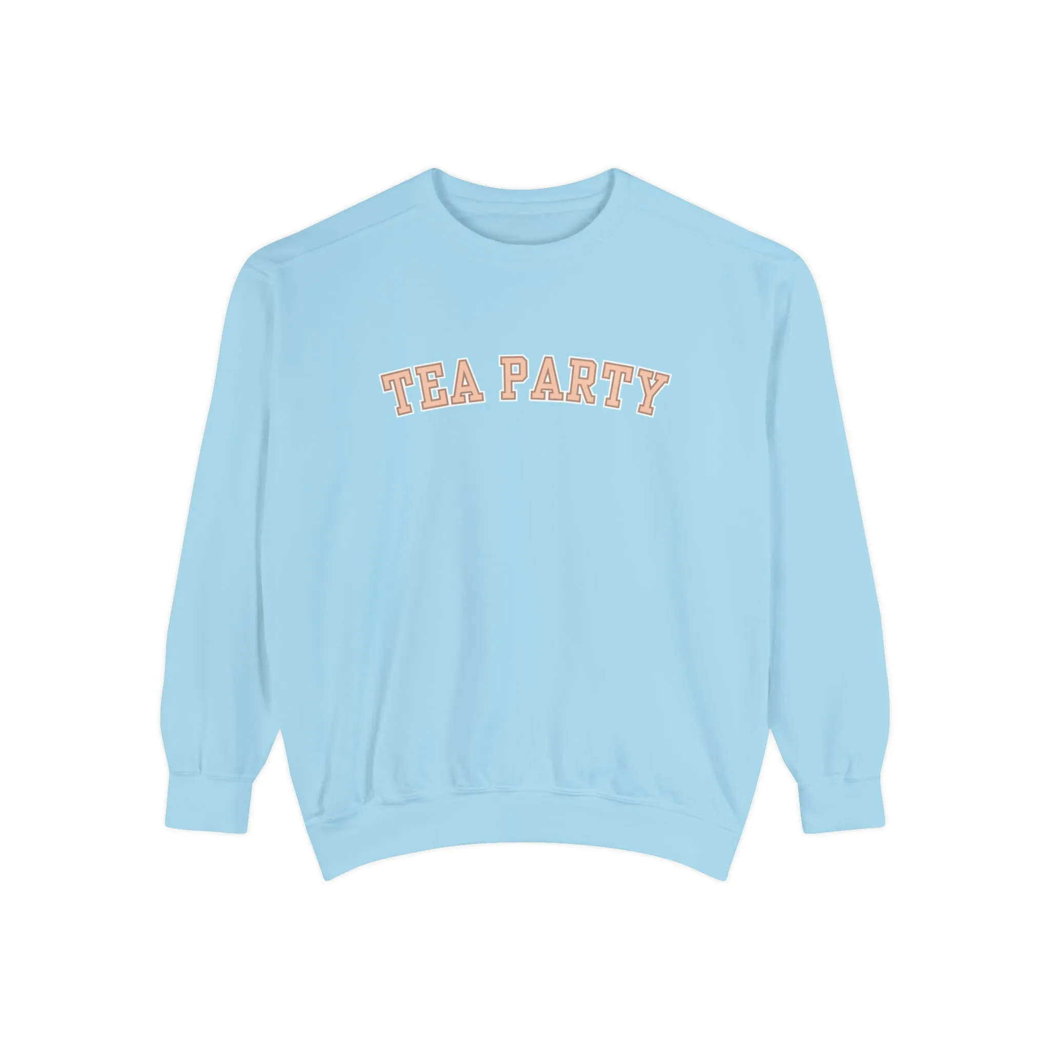 Comfort Colors Women's Tea Party Vibes Sweatshirt: Cozy Gossip Session Attire