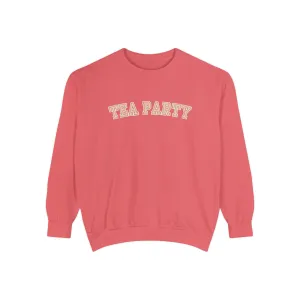 Comfort Colors Women's Tea Party Vibes Sweatshirt: Cozy Gossip Session Attire