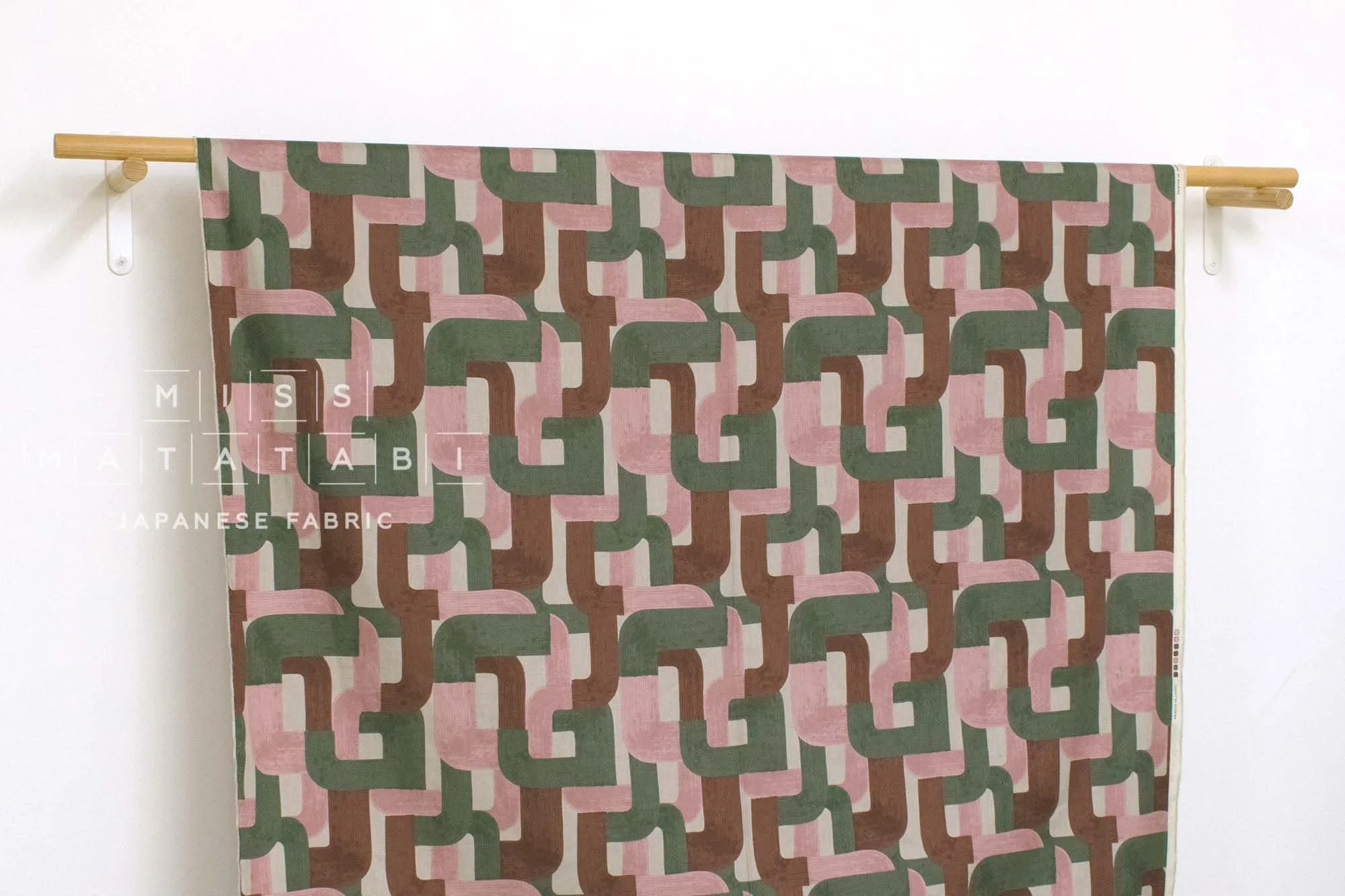 Connecting - pink, green