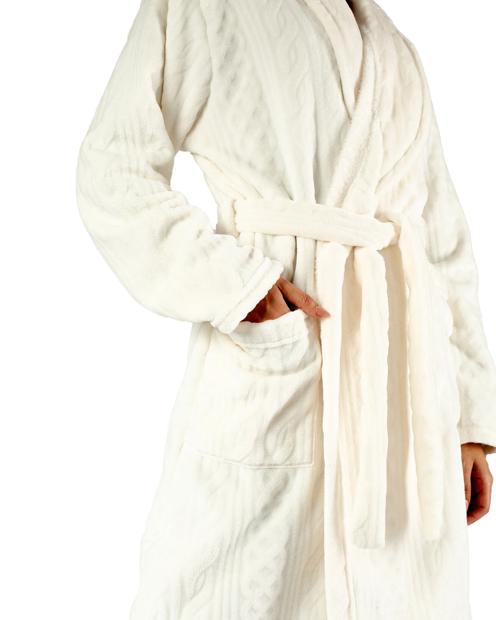 Cozy Short Long-Sleeve Sleepwear Robe