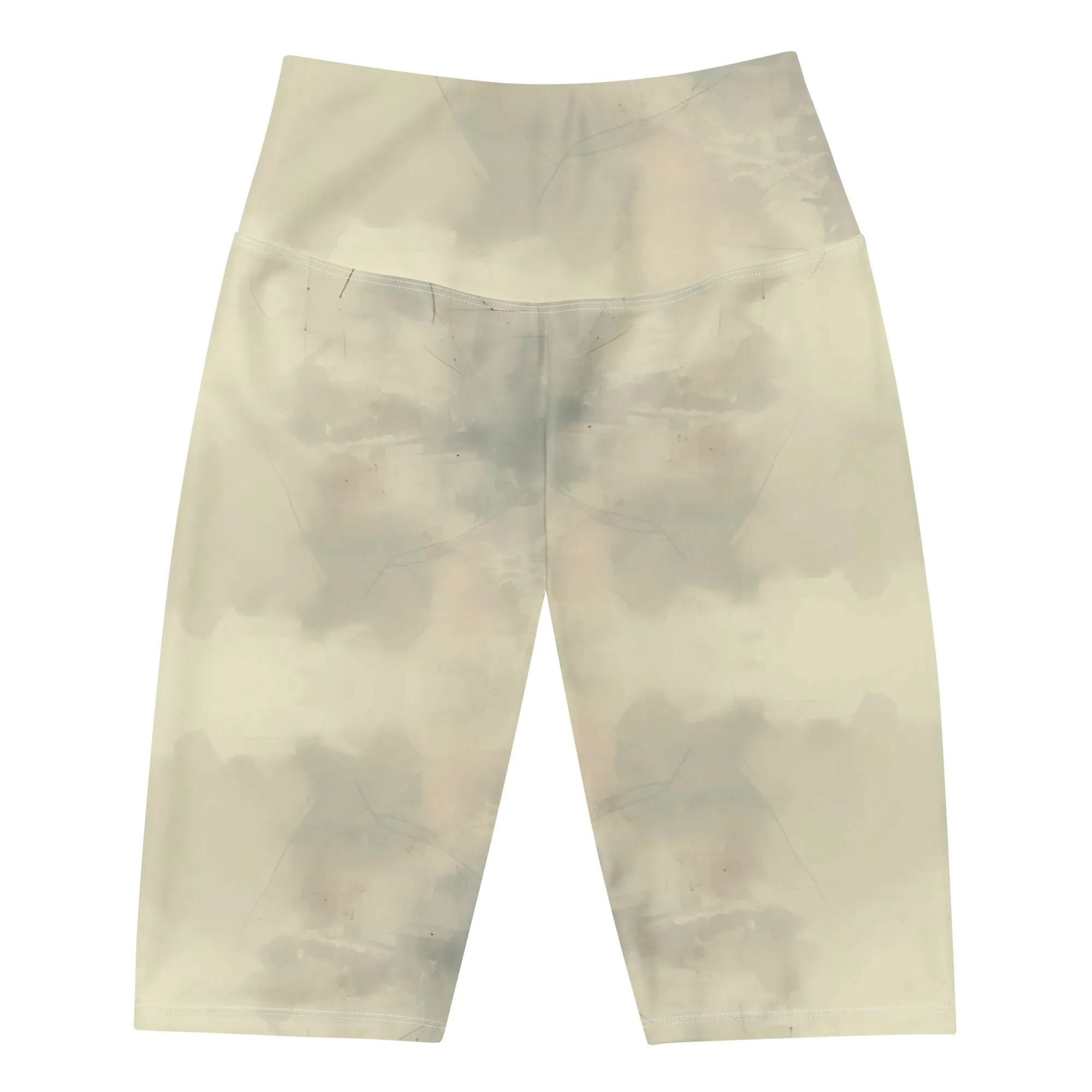 Elegant Ivory Biker Shorts