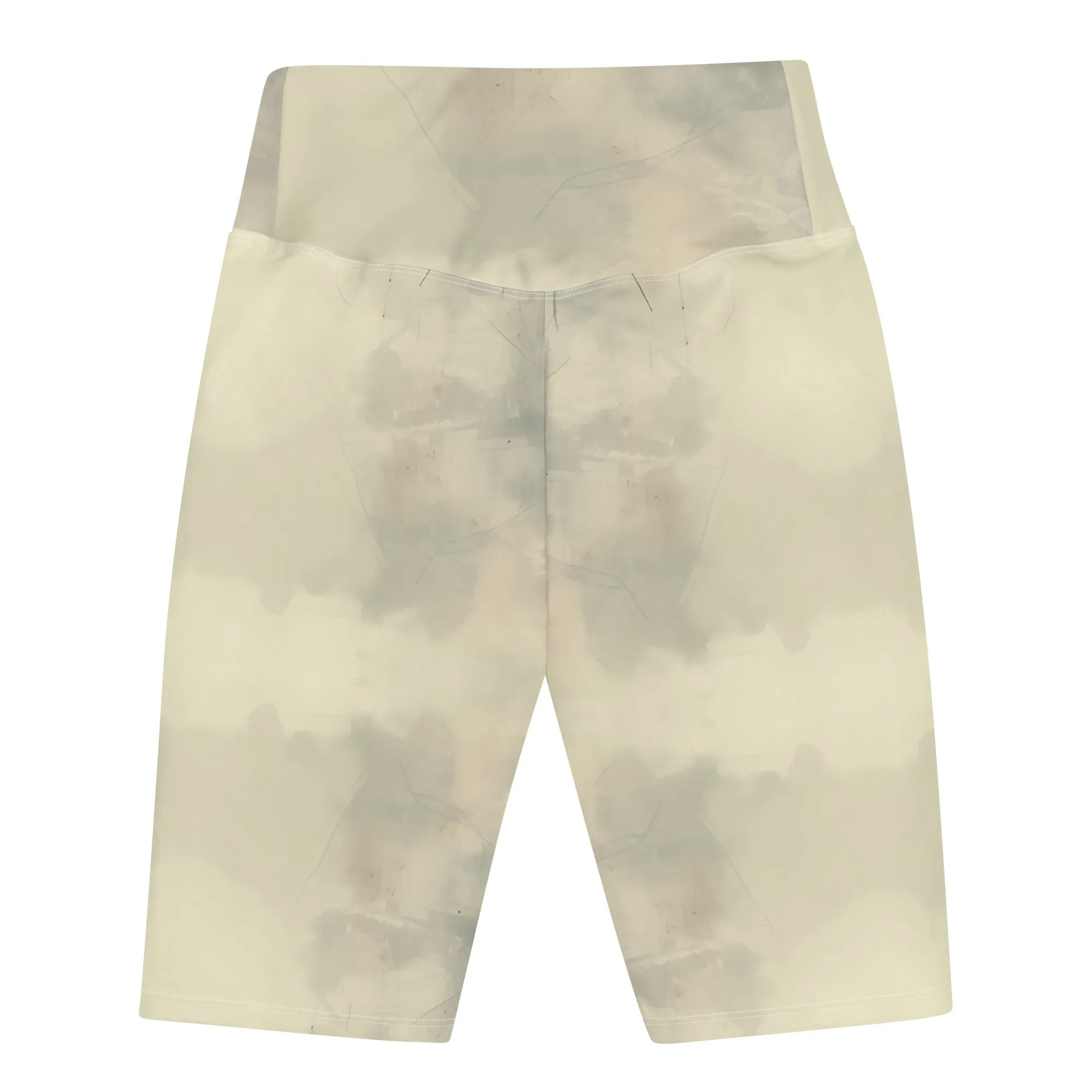 Elegant Ivory Biker Shorts