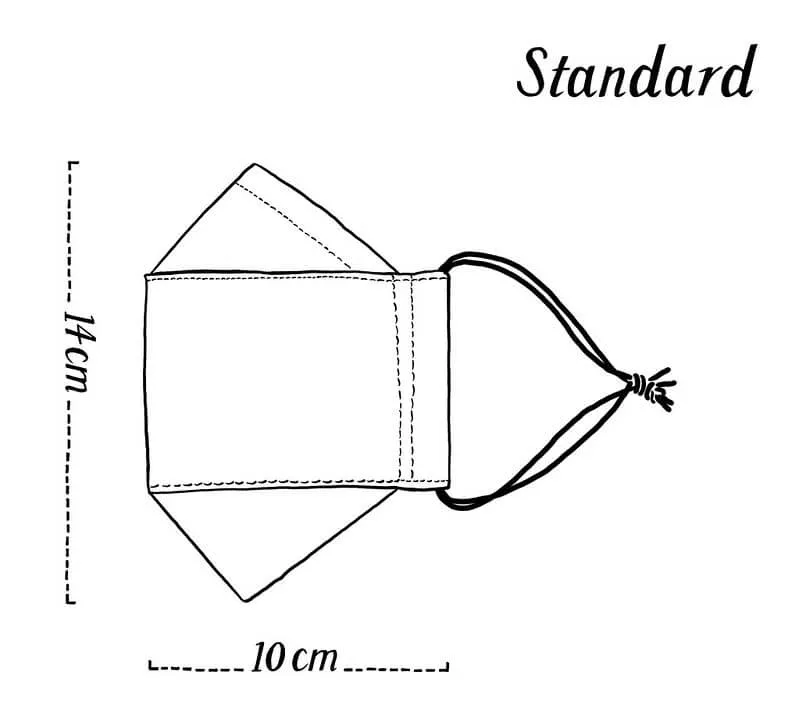 Face Mask - Warm triangles