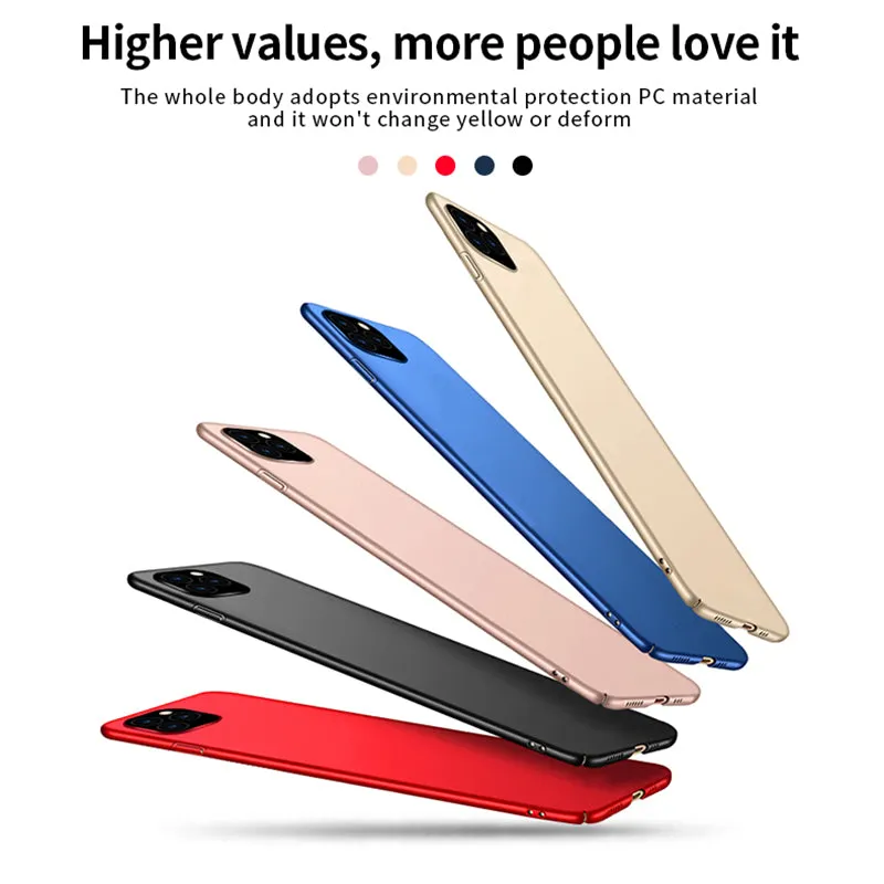 For Cover iphone 11 Pro Case Stylish Smooth Skin Ultra Thin PC Matte Phone Case For iphone 11 Pro Case Cover For iphone 11 Pro