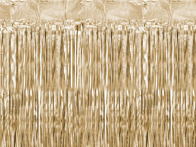 Gold Fringe Curtain