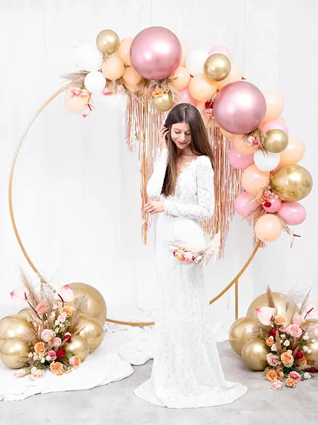 Gold Fringe Curtain