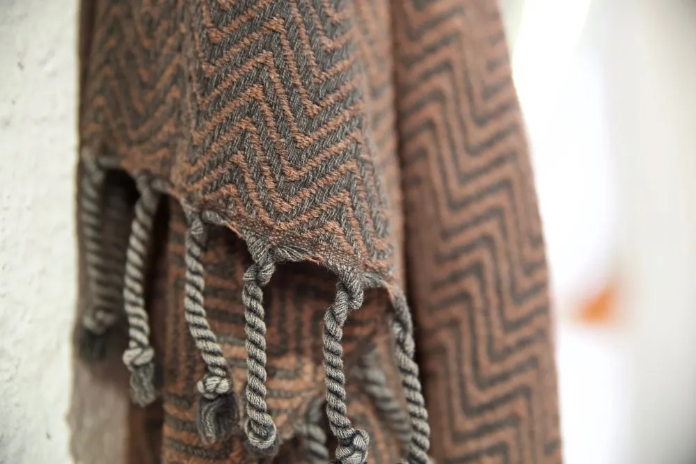 Handwoven Sabah Pestemal Towel in Brass (soft)