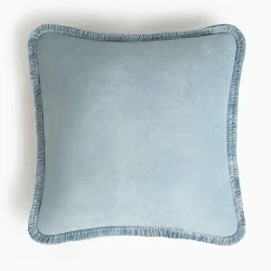 Happy Pillow - Light Blue  - 60x60cm