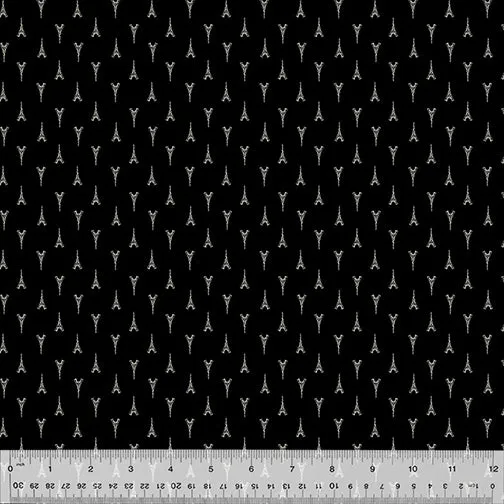 J'aime Paris Petite Eiffel Black Fabric