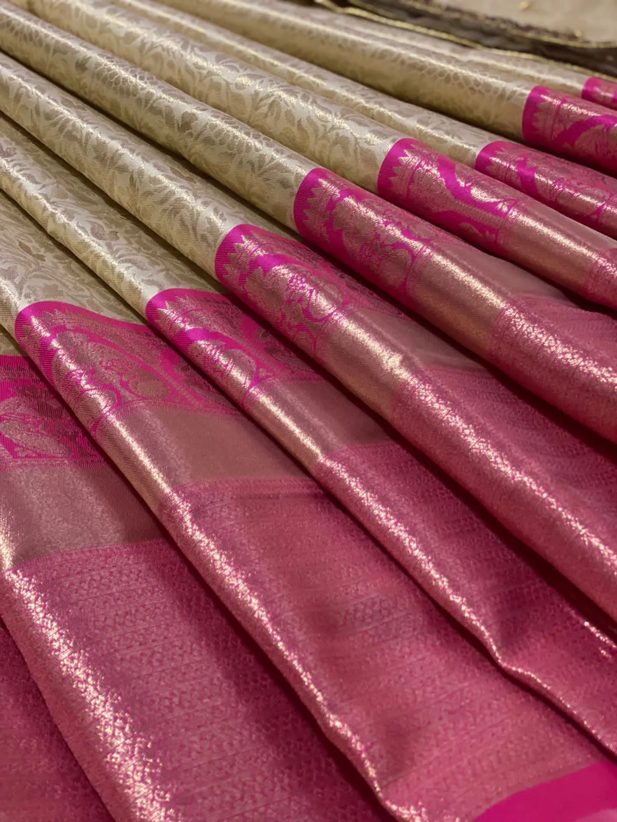 KANJIVARAM PURE SILK HALF SAREE VOL-01
