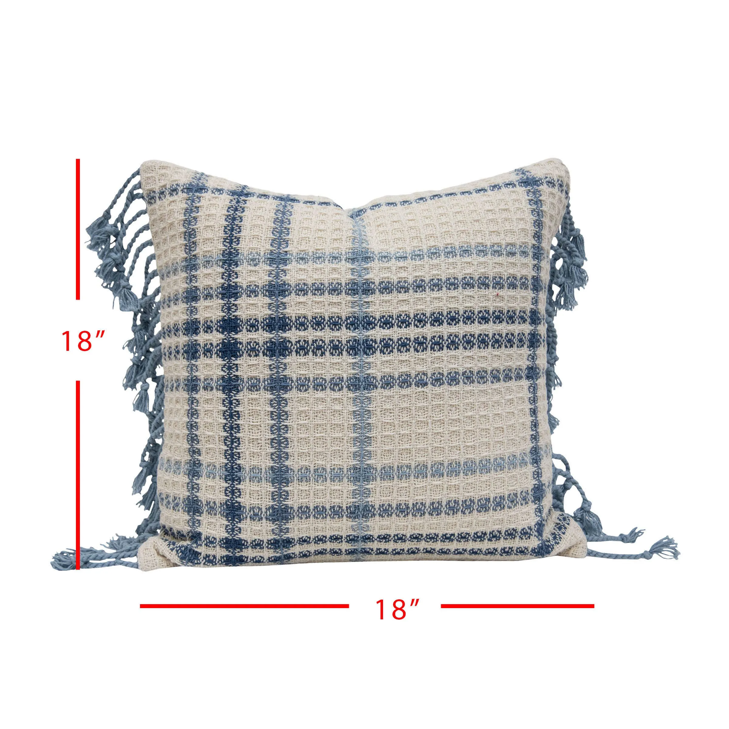 Pillow: Blue/White, Indoor & Outdoor