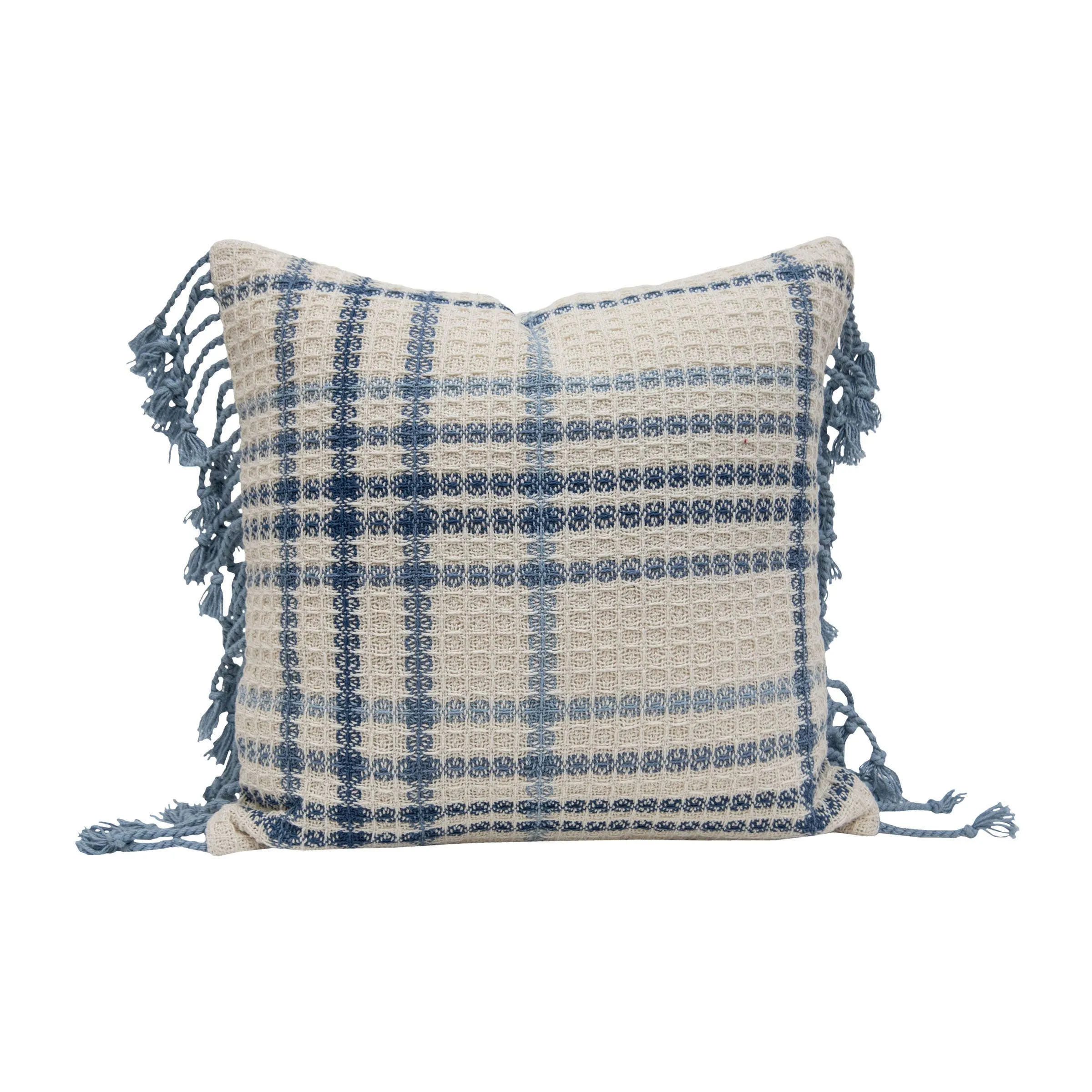 Pillow: Blue/White, Indoor & Outdoor
