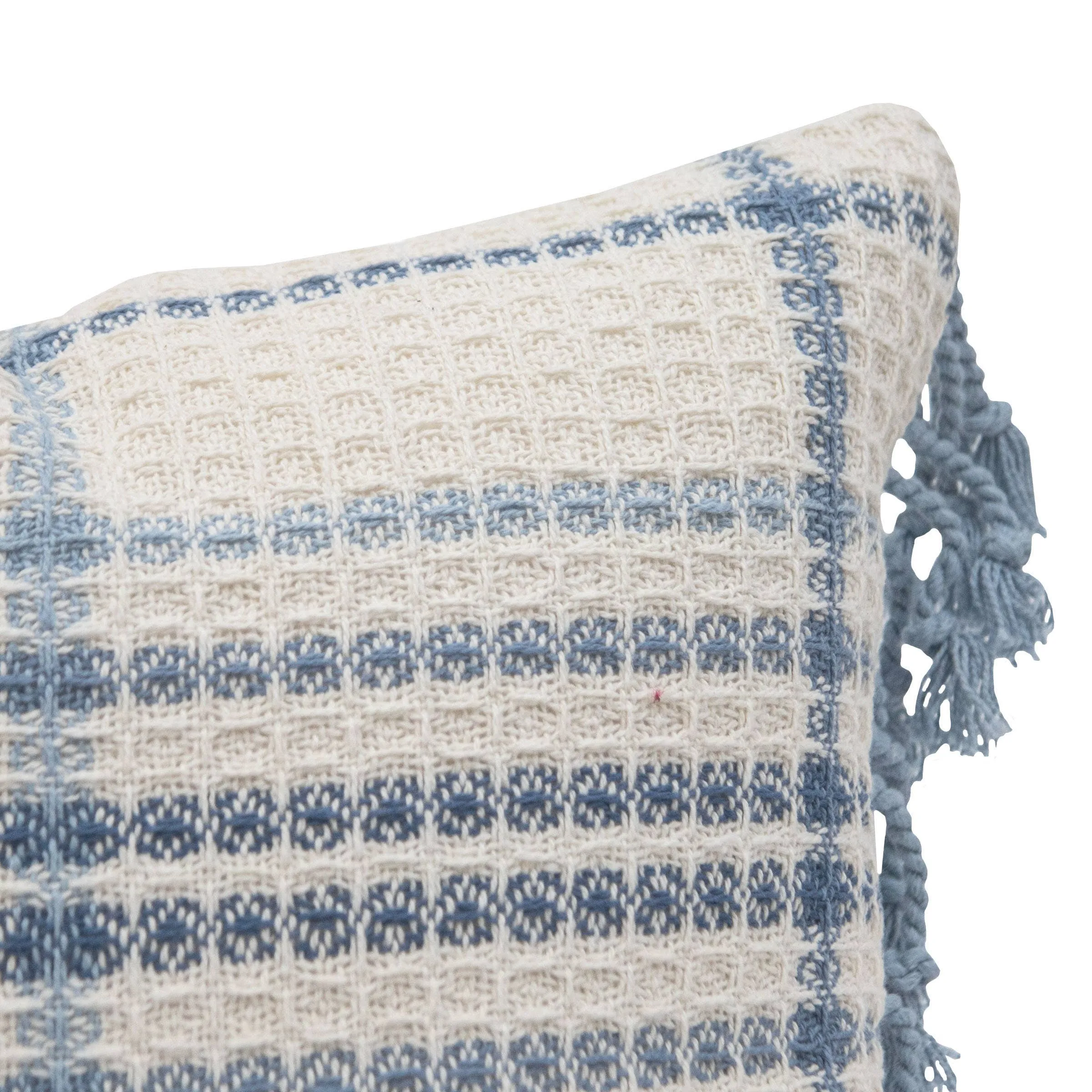 Pillow: Blue/White, Indoor & Outdoor