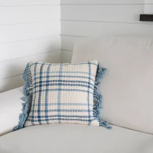 Pillow: Blue/White, Indoor & Outdoor